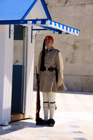 Changing the guards at the Greek Parliament-Athensのeditorial素材