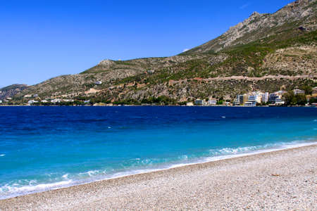 Beach on Samos Island, Greeceの写真素材