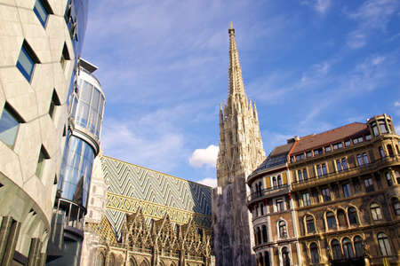 St. Stephan's cathedral in Vienna Austriaの写真素材