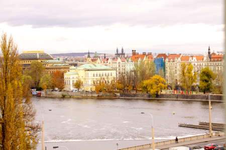 Old Prague city view Czechの写真素材