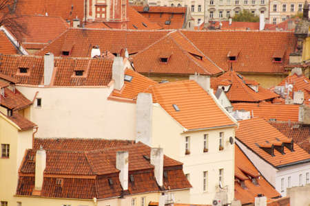 The View on the Prague's gothic Castle and Buildings Czhech, EUの写真素材