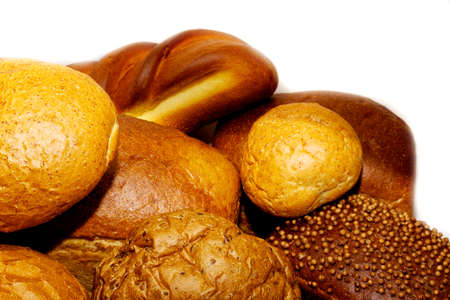 assortment of baked bread