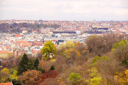 The View on the Prague's gothic Castle and Buildings Czhech, EUの写真素材
