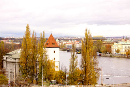 Old Prague city view Czechの写真素材