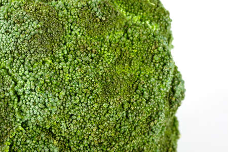 Fresh, Raw, Green Broccoli Pieces, Cut and Ready to Eatの写真素材