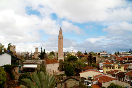 Good view on the panorama of the south townの写真素材