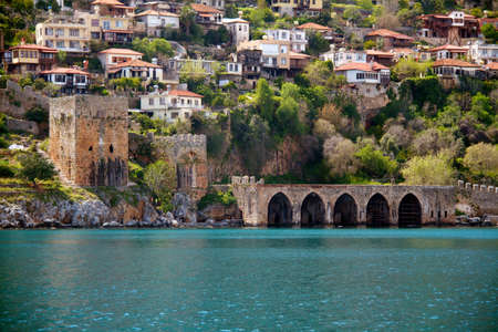 alanya castle viewの写真素材
