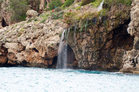 Ancient Antalya sea viewの写真素材