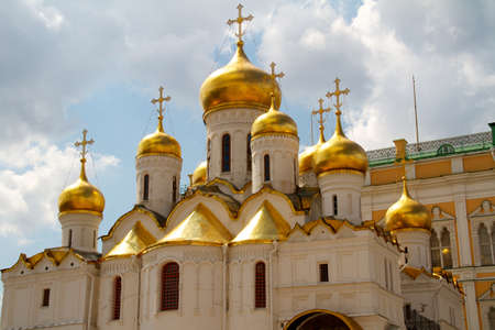 The Cathedral of the Annunciation in Kremlin, Moscow, Russia