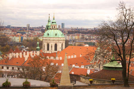 Old Prague city view Czechのeditorial素材