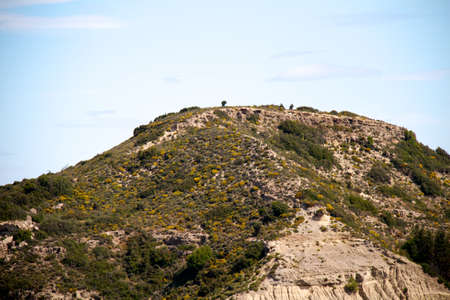 High mountain and Rocks in Greece Rhodesの写真素材
