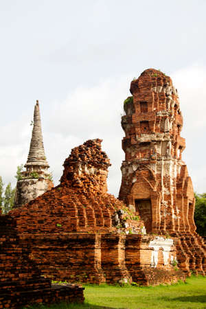 Pagoda at Wat Chaiwattanaram Temple, Ayutthaya, Thailandの写真素材