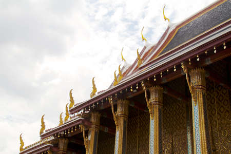 Detail of Grand Palace in Bangkok, Thailand