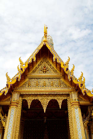 Detail of Grand Palace in Bangkok, Thailand
