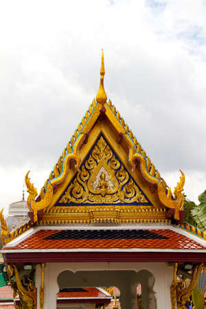 Detail of Grand Palace in Bangkok, Thailand