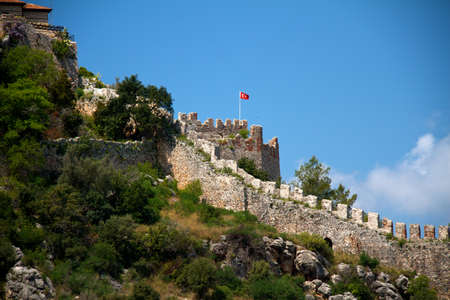 alanya castle viewのeditorial素材