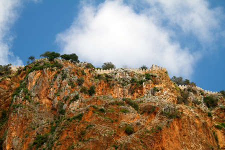 alanya castle viewのeditorial素材