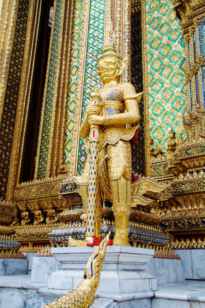 Detail of Grand Palace in Bangkok, Thailand