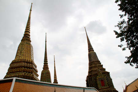 Thailand Bangkok Wat Arun temple detail