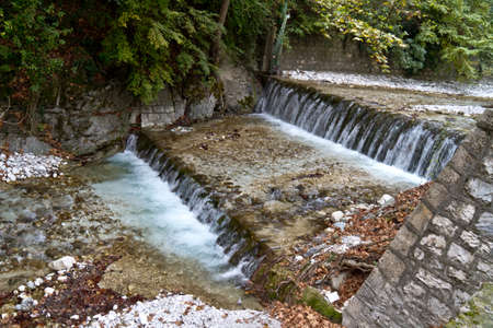 Waterfall in  Greece.の写真素材