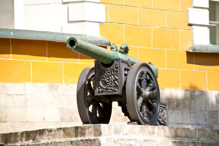 The ancient cannon in Moscow Kremlinの写真素材