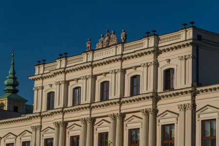 City center of Warsaw, Polandのeditorial素材