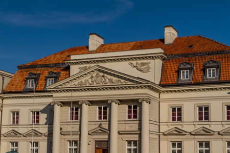 City center of Warsaw, Polandのeditorial素材