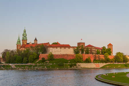 Royal castle in Wawel, Krarowのeditorial素材