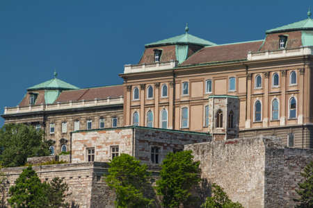 historic Royal Palace in Budapestのeditorial素材