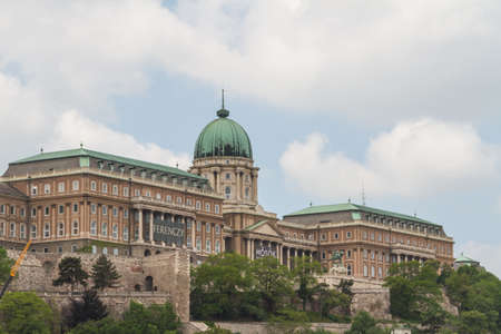 historic Royal Palace in Budapestのeditorial素材