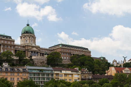 historic Royal Palace in Budapestのeditorial素材