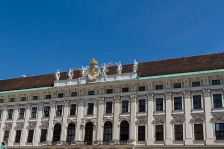 Hofburg palace and monument. Vienna.Austria.のeditorial素材