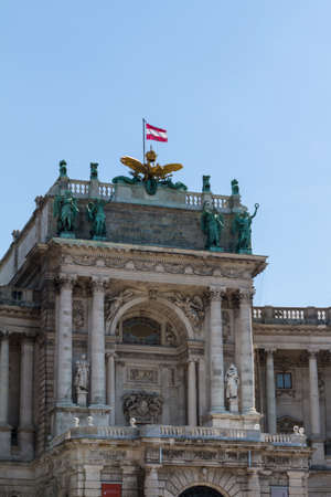 Heldenplatz in the Hofburg complex, Vienna, Austriaのeditorial素材