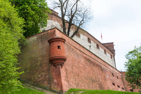 Royal castle in Wawel, Krakowのeditorial素材