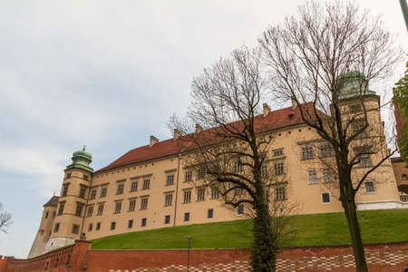 Royal castle in Wawel, Krakowのeditorial素材