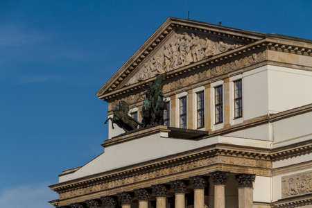 Warsaw, Poland - National Opera House and National Theatre buildingのeditorial素材