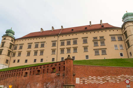 Royal castle in Wawel, Krakowのeditorial素材