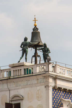 Zodiac Clock, Saint Marks Square, Venice, Italyのeditorial素材