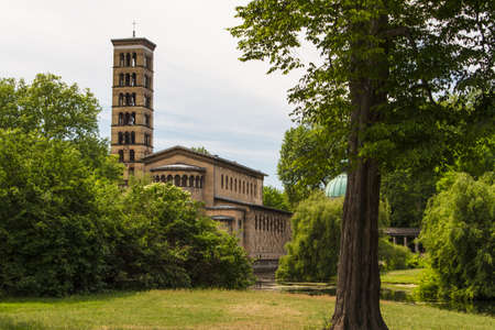 A church in Potsdam Germany の写真素材