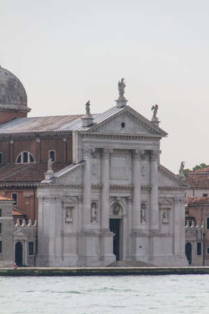 view of San Giorgio island, Venice, Italyのeditorial素材
