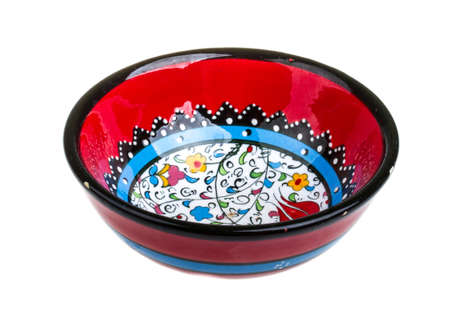 empty bowl isolated on whiteの写真素材