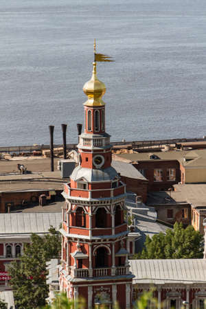 Summer view of historic district of Nizhny Novgorod. Russia