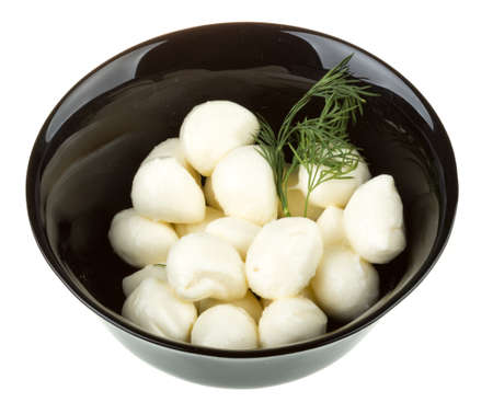  delicious small mozzarella cherriesの写真素材