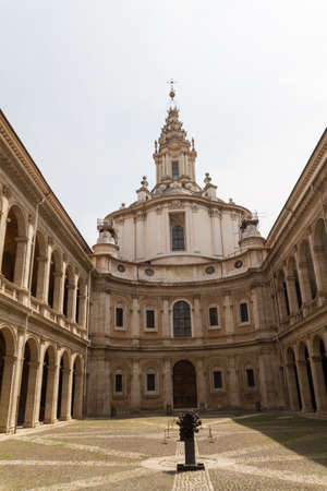 Great church in center of Rome, Italy.のeditorial素材