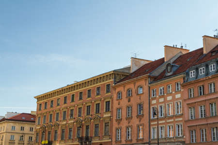 Castle Square in Warsaw, Polandのeditorial素材