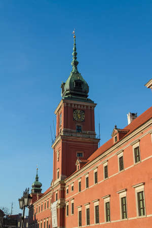 Warsaw, Poland. Old Town - famous Royal Castleのeditorial素材
