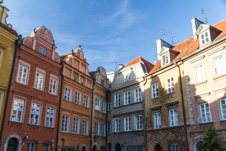 Castle Square in Warsaw, Polandのeditorial素材
