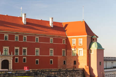 Warsaw, Poland. Old Town - famous Royal Castleのeditorial素材