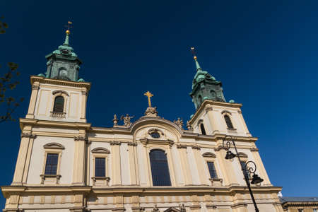 Holy Cross Church (Kosciol Swietego Krzyza), Warsaw, Polandの写真素材