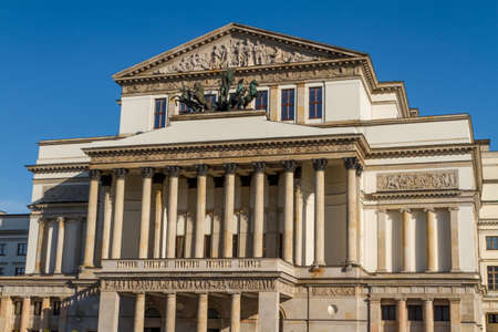 Warsaw, Poland - National Opera House and National Theatre buildingのeditorial素材
